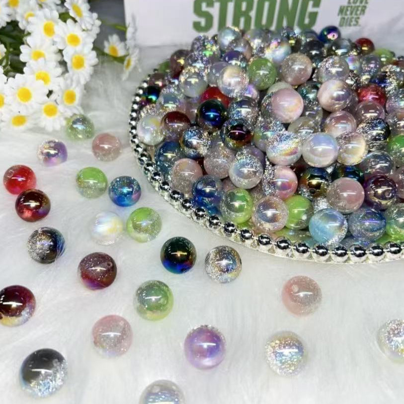 Acrylic beads mixed-